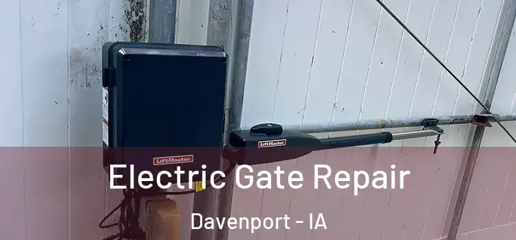 Electric Gate Repair Davenport - IA